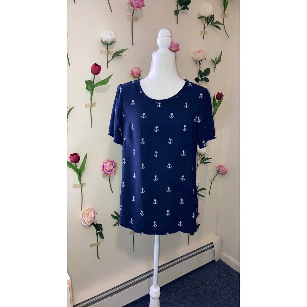 Dalia  nautical blouse short sleeve